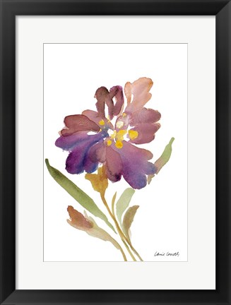 Framed Iris Print