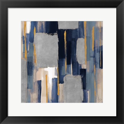 Framed Indigo Woodlands II Print