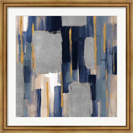 Framed Indigo Woodlands II Print