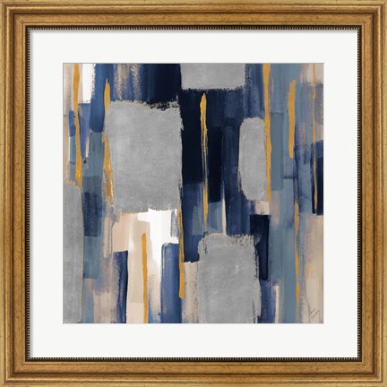 Framed Indigo Woodlands II Print