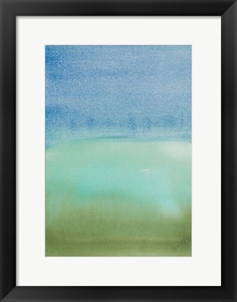 Framed Beach Front I Print