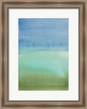 Framed Beach Front I Print