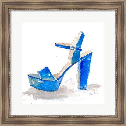 Framed Happy Hour Stiletto Print