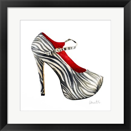 Framed Animal Print Stiletto Print