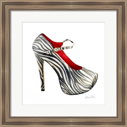 Framed Animal Print Stiletto Print