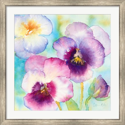 Framed Sunny Side Orchids Print