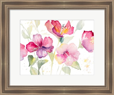 Framed Heavenly Hibiscus Print