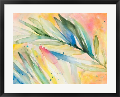 Framed Aquatic Fronds Print