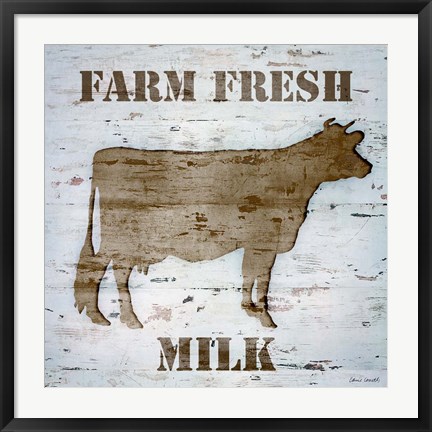 Framed Fresh Milk I Print