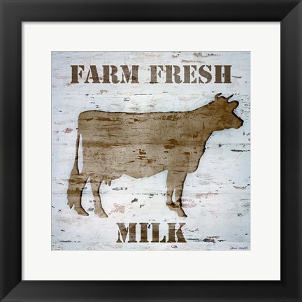 Framed Fresh Milk I Print