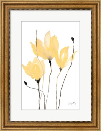 Framed Yellow Sway Print