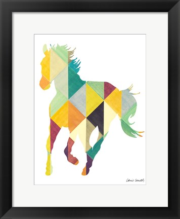 Framed Uptown Horse Print