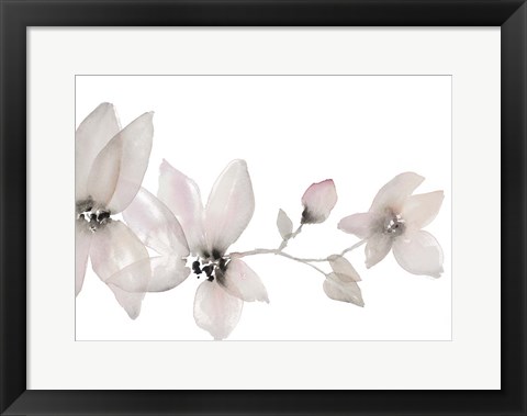 Framed Blooming Whispers I Print