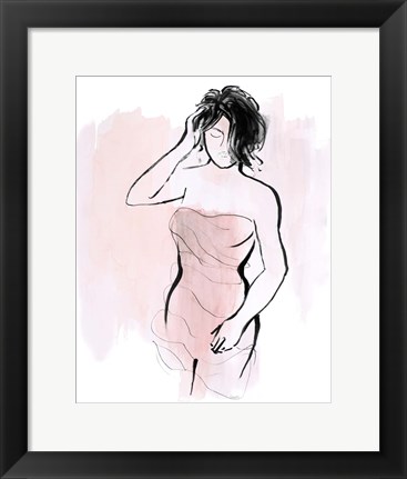 Framed Getting Ready II Print