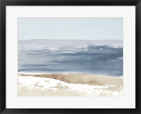 Framed Soft Coastlines II Print