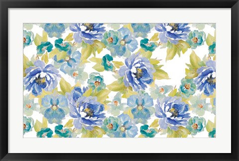 Framed Floral Delicate Blossoms Print