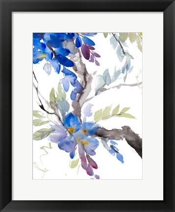 Framed Peaceful Wisteria Print