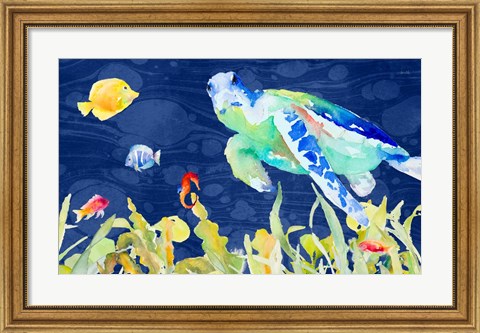 Framed Evening Swims Print