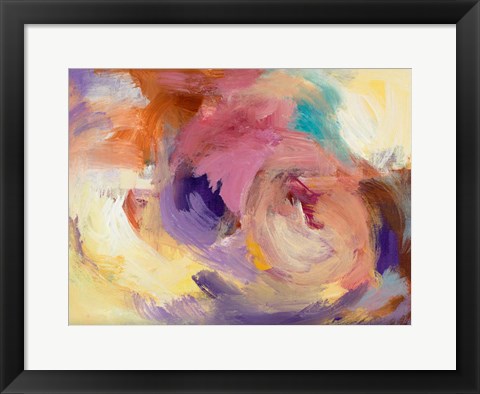 Framed Swirling Thoughts Print