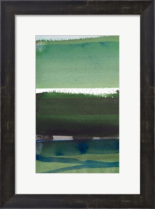 Framed Morning Pasture II Print