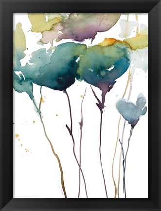 Framed Wildflower Grace I Print