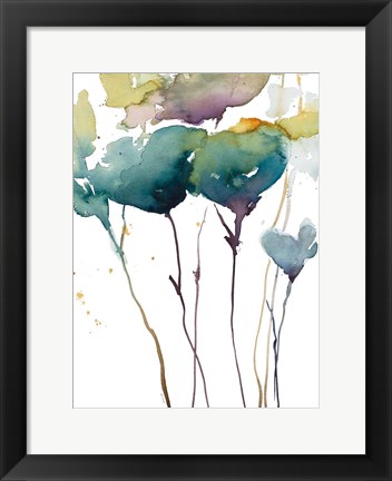 Framed Wildflower Grace I Print