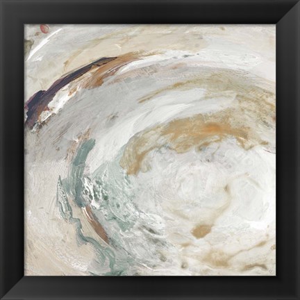 Framed Nature Swirl Square I Print