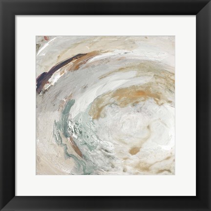 Framed Nature Swirl Square I Print