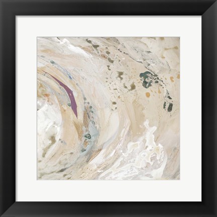 Framed Nature Swirl Square II Print