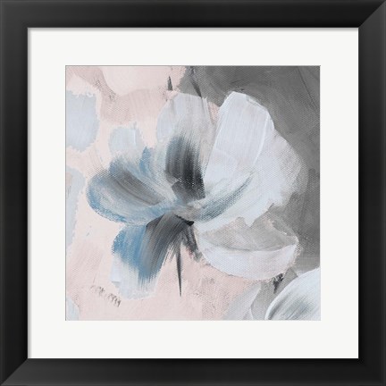 Framed Softly Awakened Muted I Print