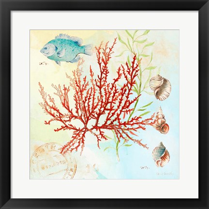 Framed Deep Sea Coral I Print