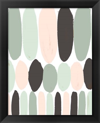 Framed Pastel Pattern Print