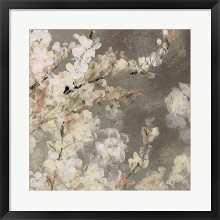 Framed Neutral Sakura Beauty Print