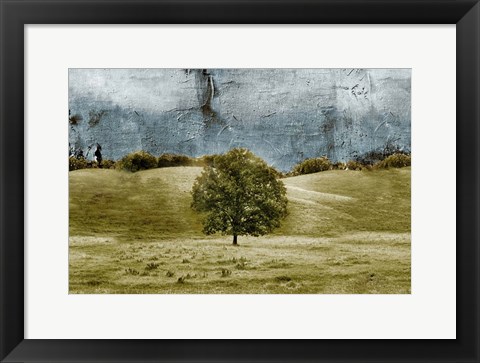 Framed Tree in the Valley Print