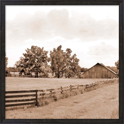 Framed Simple Farm Life Print