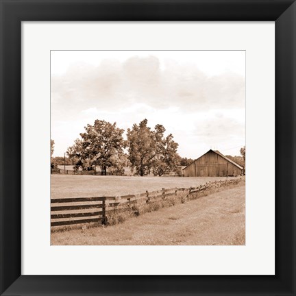 Framed Simple Farm Life Print