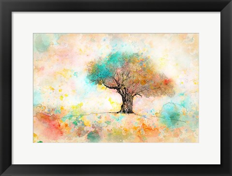 Framed Citrus Tree Print