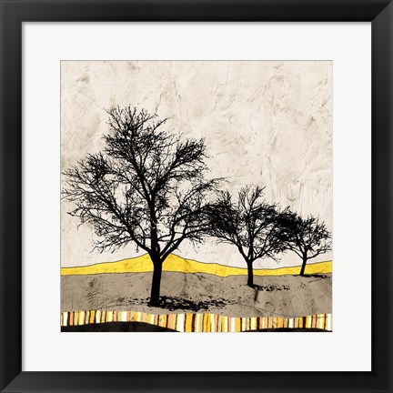 Framed Earth Tones Print