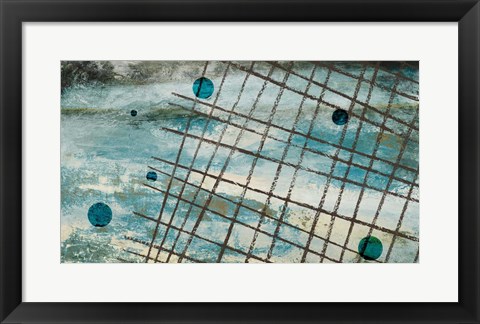 Framed Return to the Blue Abstract II Print