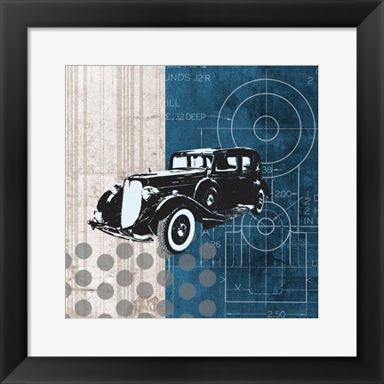 Framed Classy Ride I Print