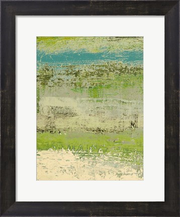 Framed Organic Green I Print