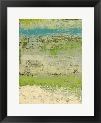 Framed Organic Green I Print