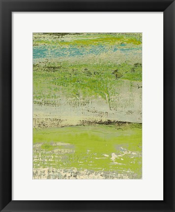 Framed Organic Green II Print