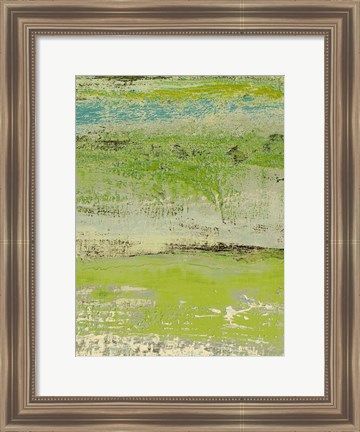 Framed Organic Green II Print