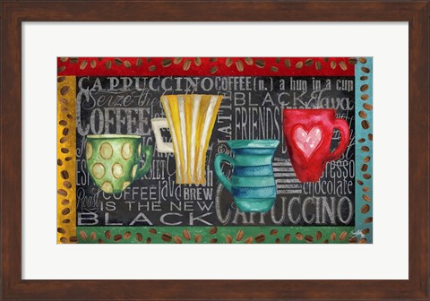 Framed Coffee of the Day Print