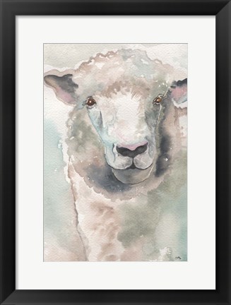 Framed Muted Lamb Print