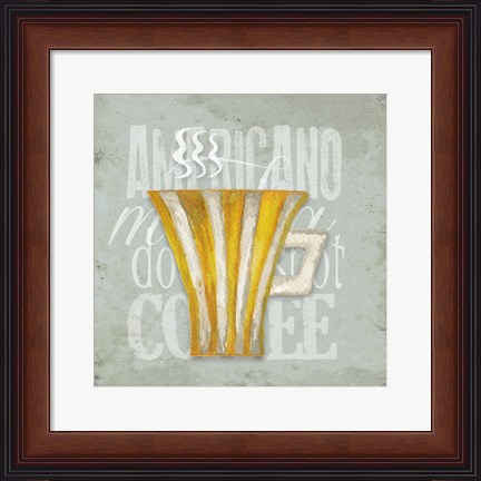 Framed Daily Coffee I Print