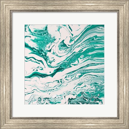 Framed Emeralds Print