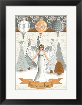 Framed Angel Wonderland Earth Print