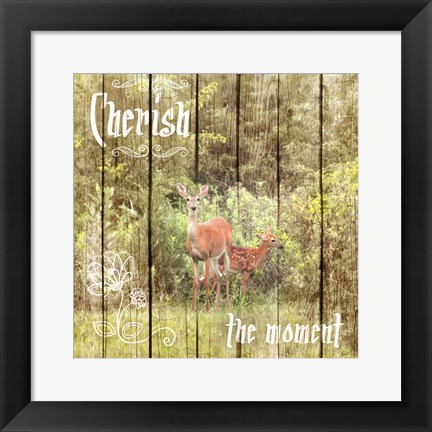 Framed Cherish The Moment Print